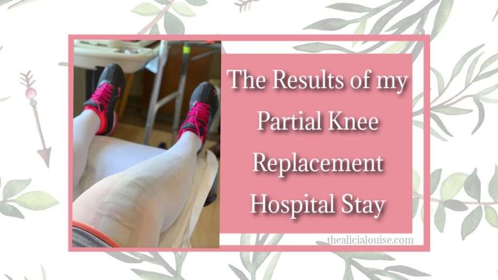 Click here to learn more about the pain, insomnia, and how it feels to move your new knee. All the details of my partial knee replacement hospital stay.
