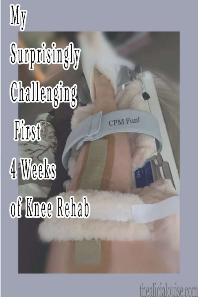 Partial Knee Replacement Surgery is no walk in the park. I thought knee rehab would be hard but not this hard!  Click here to read why mine was so challenging. 