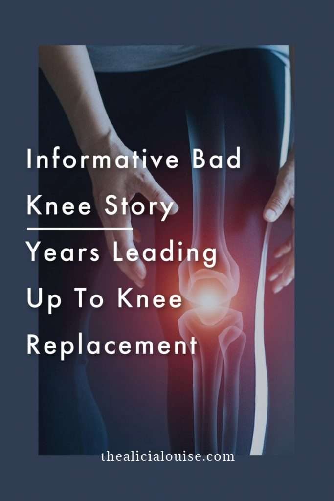 Every knee has a story, whats yours? Here is a look into my informative bad knee story and what took me to having to have partial knee replacement surgery
